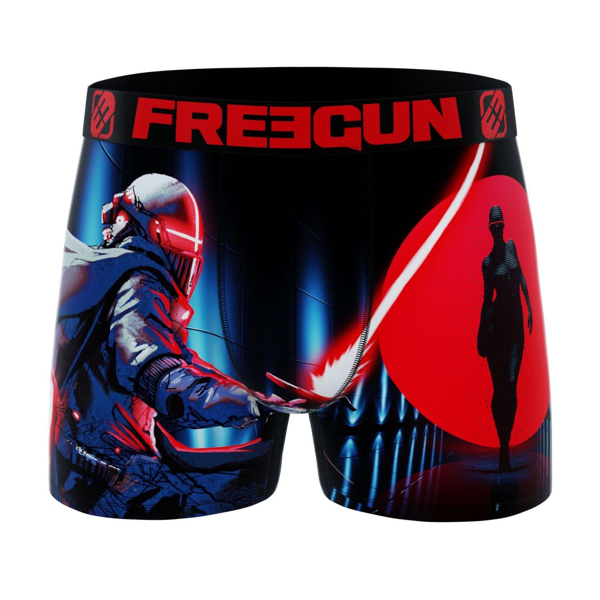 Voir la diapositive 3 : FREEGUN Lot de 3 boxers homme Hero Like