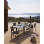 Voir la diapositive 1 : GARDENSTAR Salon de jardin 6 personnes gris CUBE