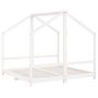Voir la diapositive 3 : VIDAXL Cadre de lit pour enfant blanc 2x(80x160) cm bois de pin massif