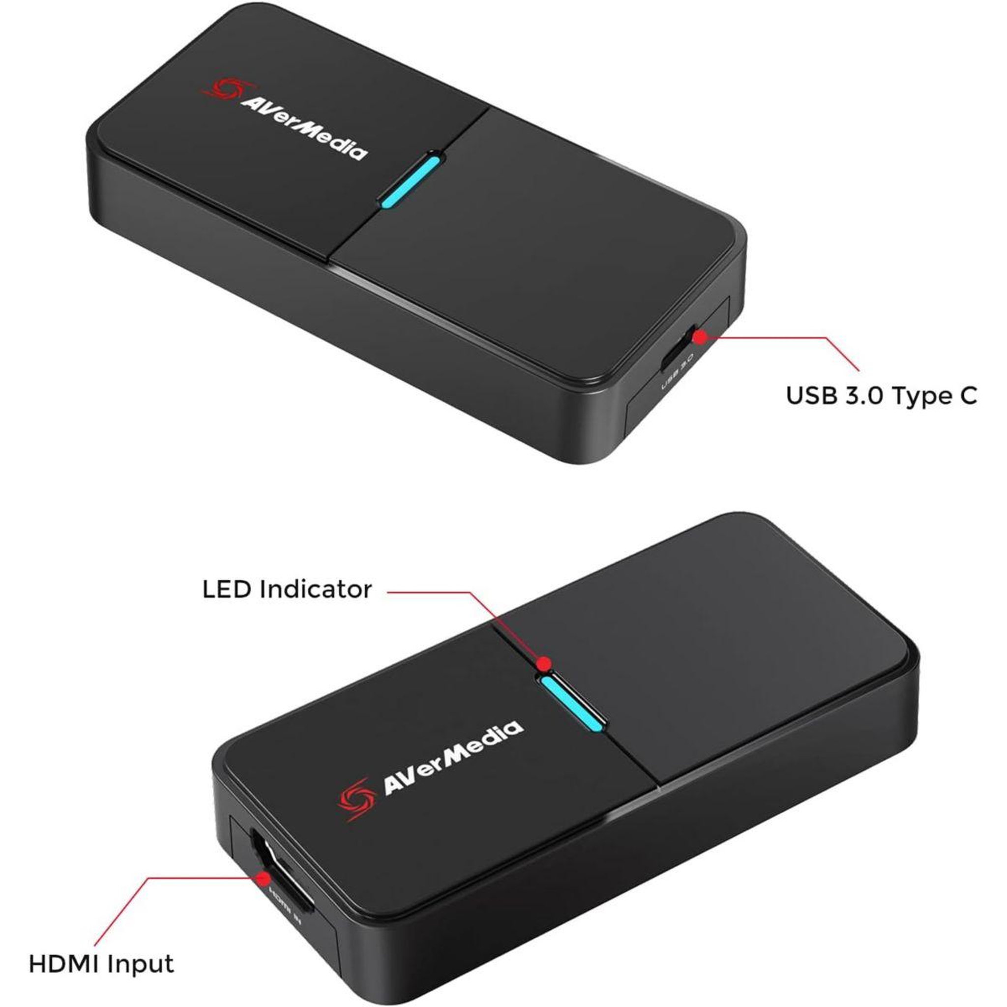 Voir la diapositive 2 : Avermedia Carte d'acquisition Live Streamer CAP 4K BU113