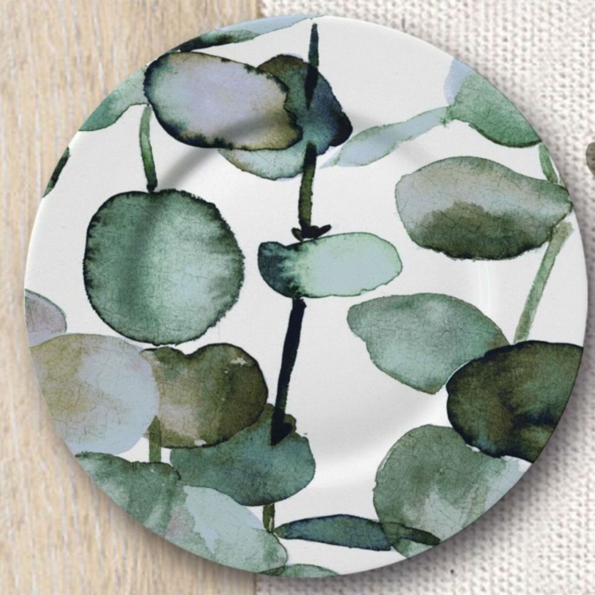 YODECO Service de table Green Tiffany - 19 pièces