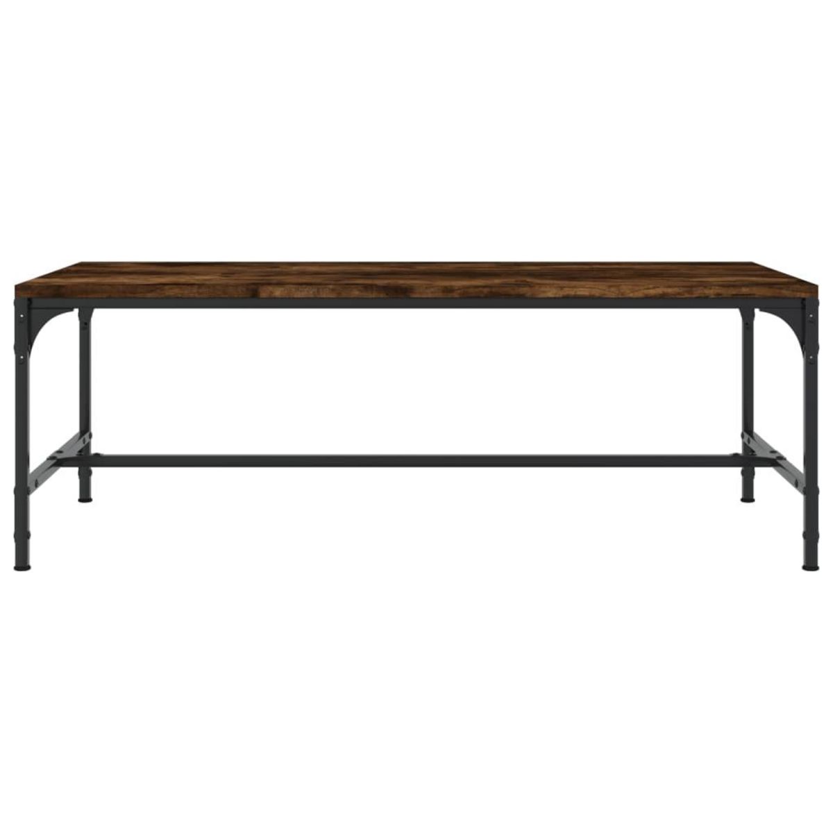 VIDAXL Table basse Chene fume 80x50x35 cm Bois d'ingenierie