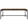 Voir la diapositive 4 : VIDAXL Table basse Chene fume 80x50x35 cm Bois d'ingenierie