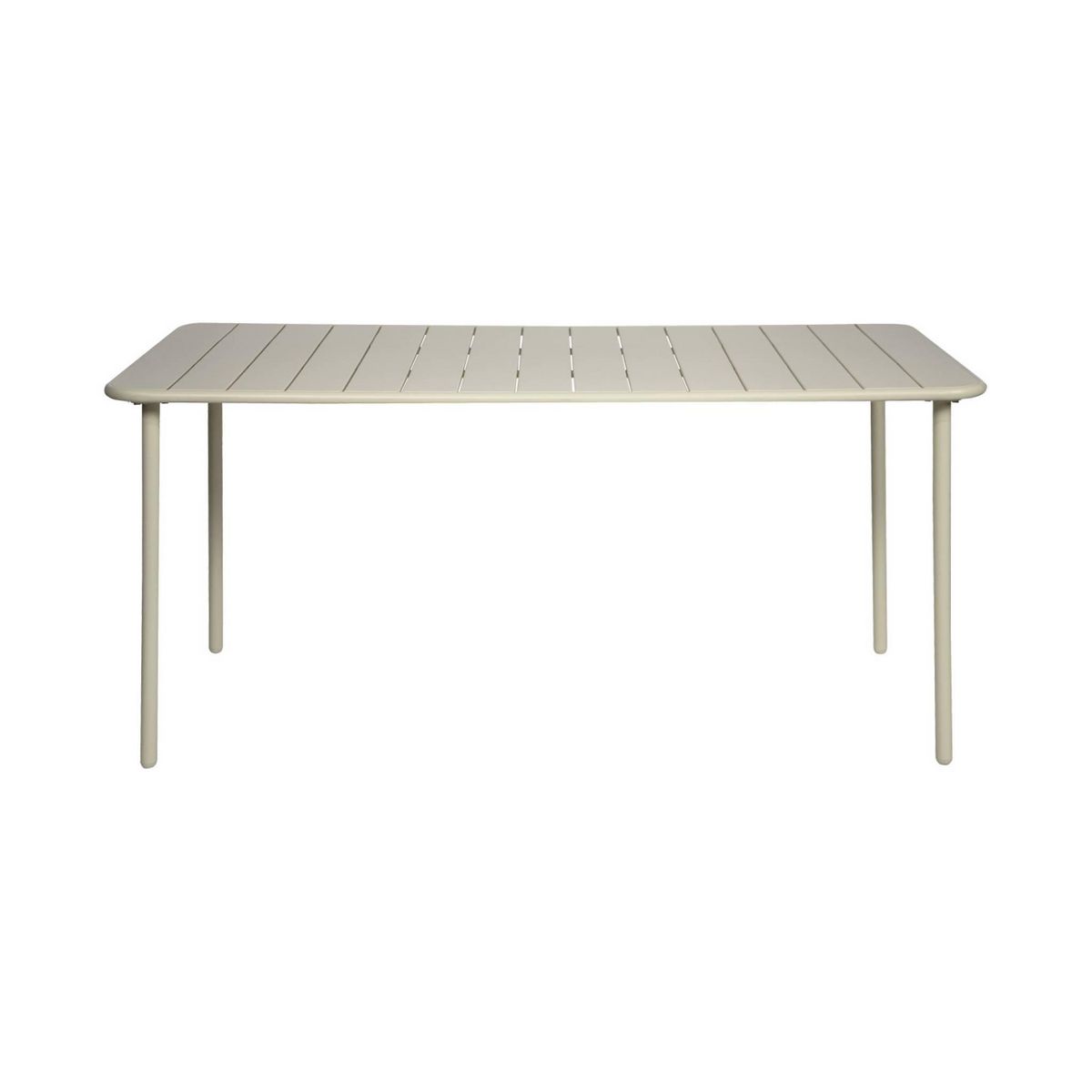SWEEEK Table de jardin métal 6-8 places, Amelia 160x90xH72.5cm