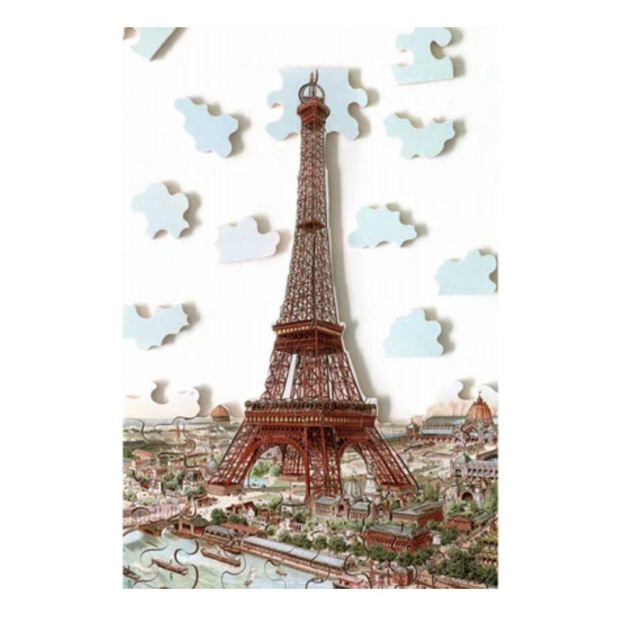 Voir la diapositive 2 : WILSON Puzzle - la tour eiffel de louis tauzin