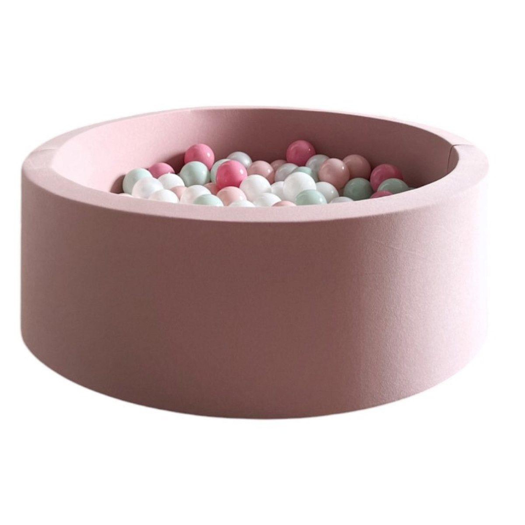 MONIO FOR KIDS Piscine à balles 90 cm rose poudré + 200 balles