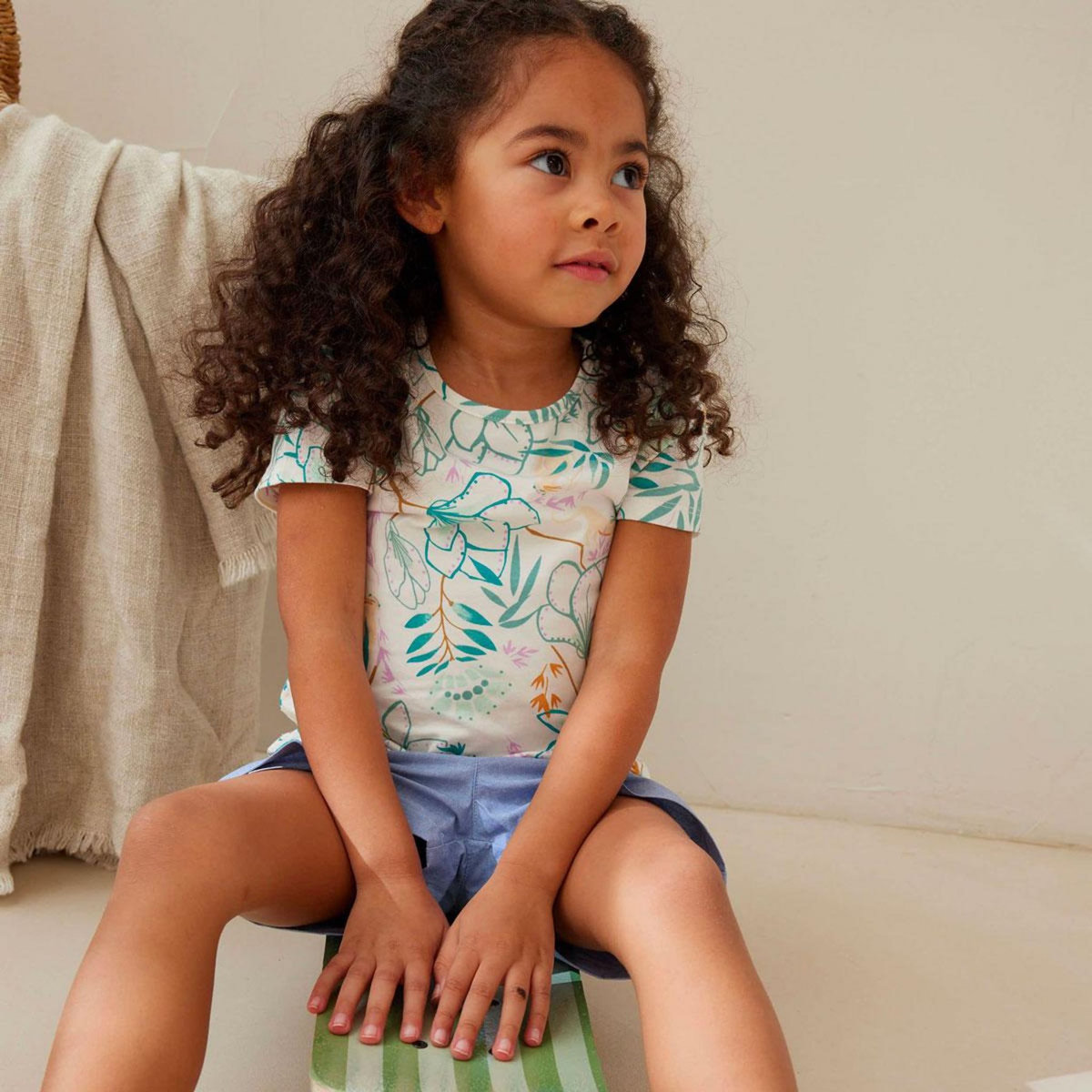 Petit Béguin T-shirt bébé à manches courtes Patroika