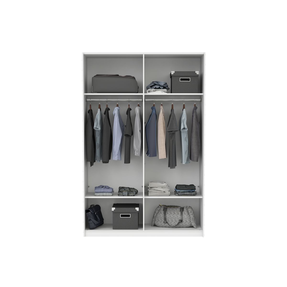 Armoire 2 portes coulissantes L150cm AMBRE /ALHAMBRA