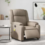 Voir la diapositive 1 : VIDAXL Fauteuil de massage inclinable electrique cappuccino similicuir