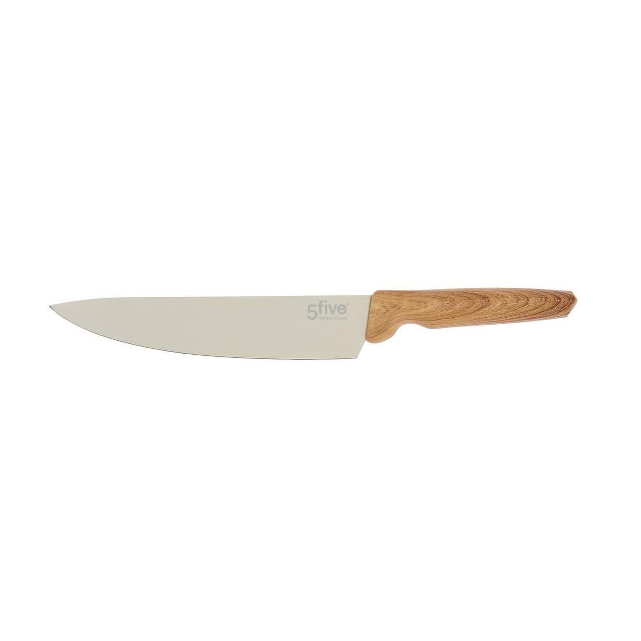 Voir la diapositive 3 : FIVE Coffret 4 Couteaux & 1 Éplucheur  Harmony  36cm Beige