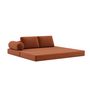 Voir la diapositive 4 : LISA DESIGN Lonny - canapé 3 places convertible en velours côtelé