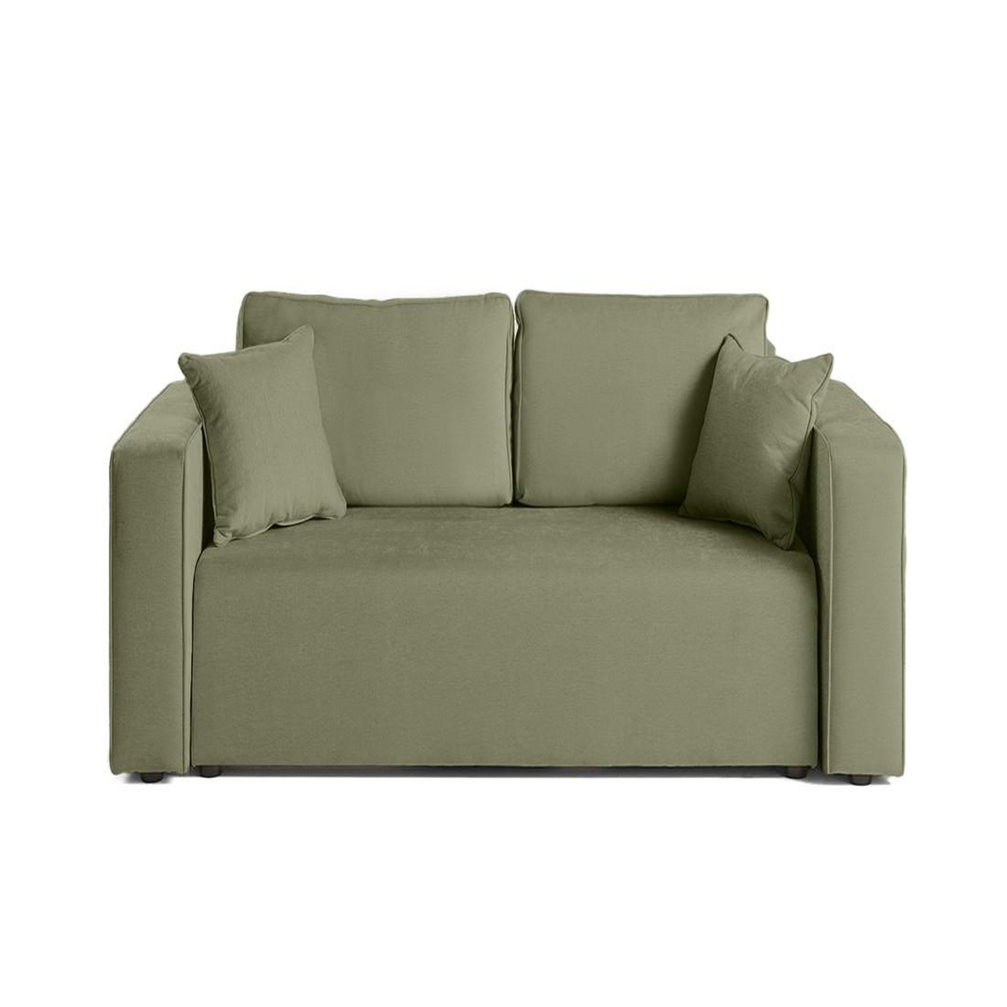 Voir la diapositive 1 : BEST MOBILIER Topaze - canapé droit 2 places - en tissu