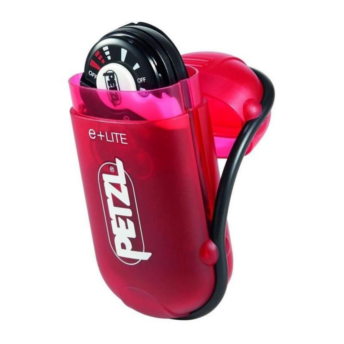 Petzl Lampe frontale de secours avec bandeau - PETZL - E+Lite - 40 lumens - Etui inclus - Noir