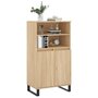 Voir la diapositive 3 : VIDAXL Buffet haut Chêne sonoma 60x36x110 cm Bois d ingénierie