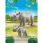 PLAYMOBIL 6638 Rhinocéros avec son petit
