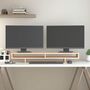 Voir la diapositive 3 : VIDAXL Support pour moniteur 100x27x14 cm Bois de pin solide