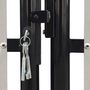 Voir la diapositive 4 : VIDAXL Portail simple de cloture Noir 300x150 cm