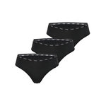 FILA Lot de 3 culottes femme Uni. Coloris disponibles : Noir