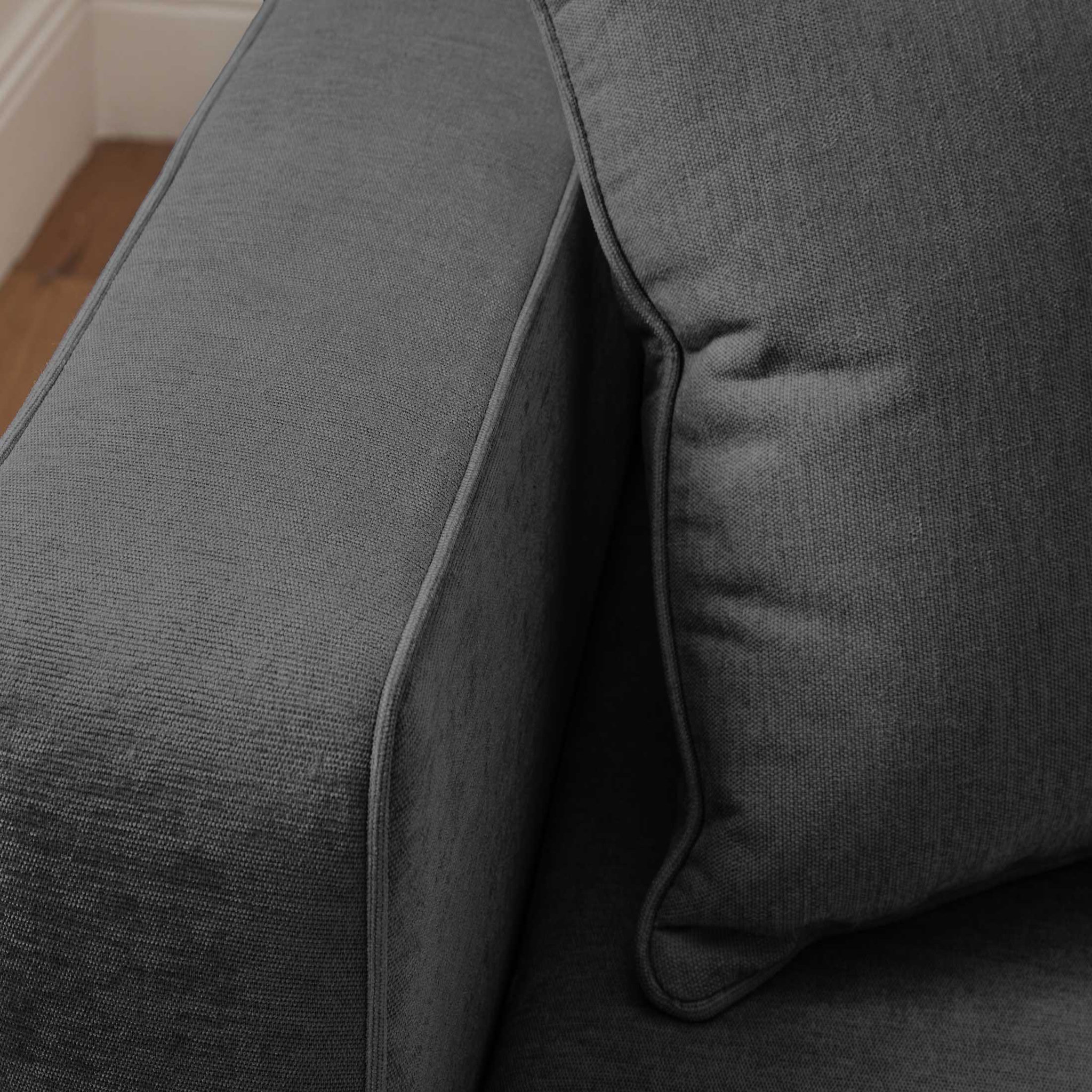 Voir la diapositive 4 : BEST MOBILIER Topaze - canapé d'angle réversible - 4 places - convertible avec coffre - en tissu