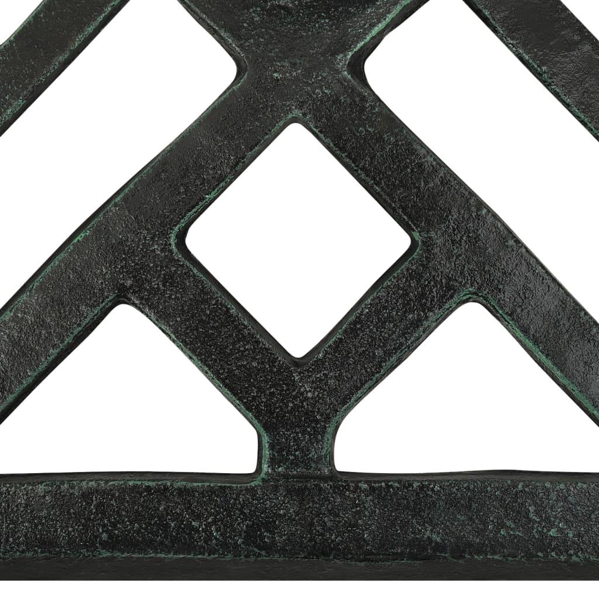 Voir la diapositive 4 : VIDAXL Socle de parasol Vert 44x44x31 cm Fonte