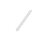 ESPACE-BRICOLAGE Bande caoutchouc spongieux silicone blanc 15x15mm longueur 1m