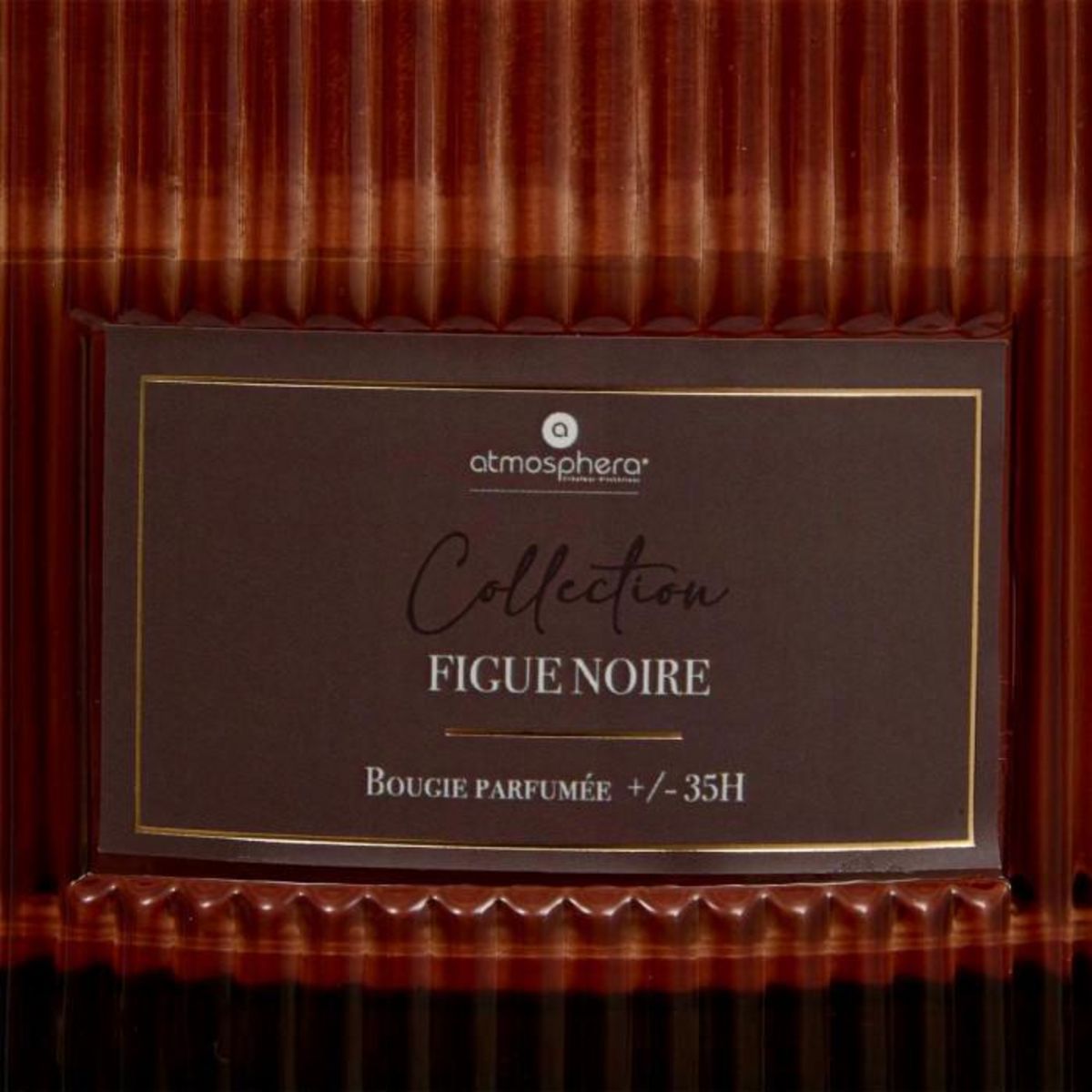 ATMOSPHERA Bougie Parfumée en Verre  Albie  635g Figue Noire