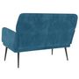 Voir la diapositive 5 : VIDAXL Banc Bleu 108x79x79 cm Velours