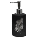Paris Prix Distributeur de Savon Imprimé  Orbella  17cm Noir & Argent