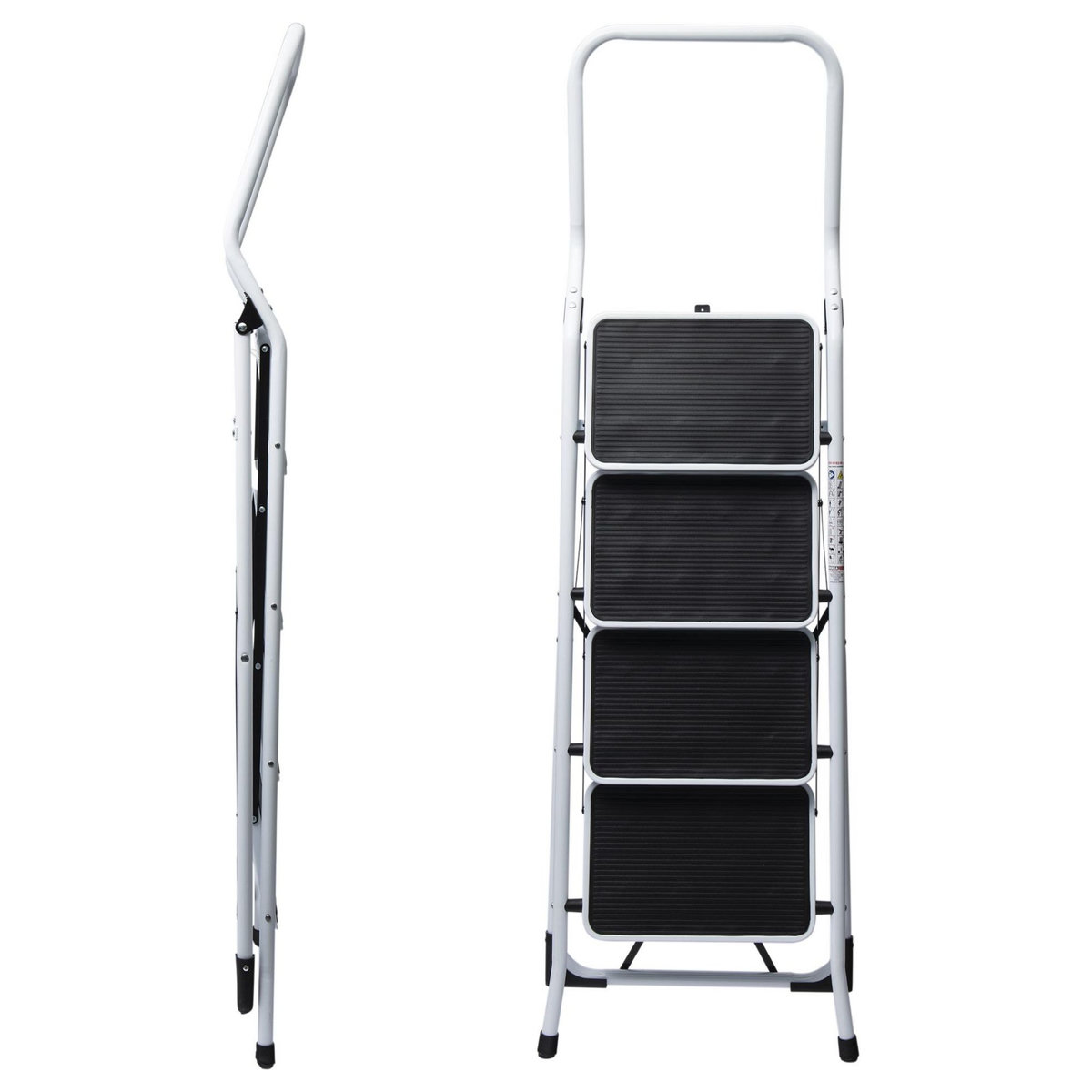 WERKAPRO Marchepied 4 marches securité pliable WERKA PRO