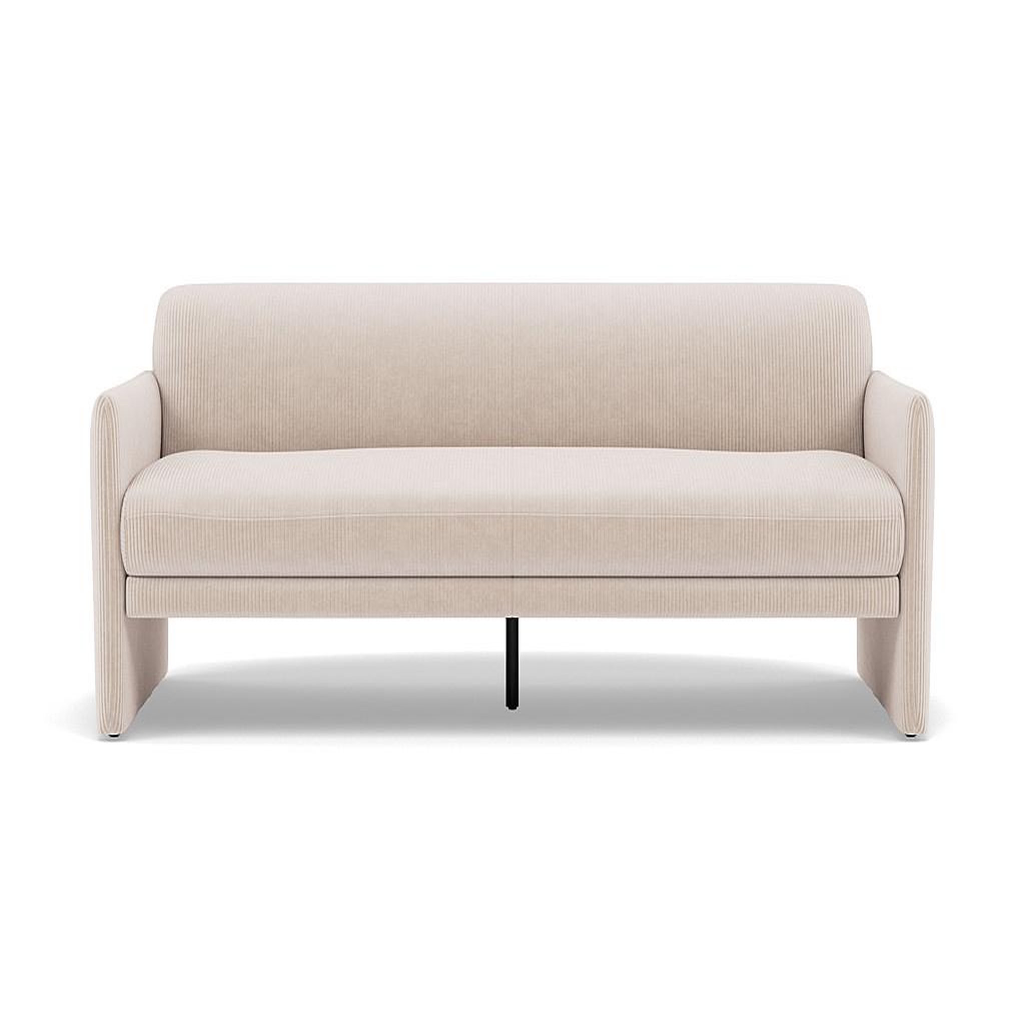 BEST MOBILIER Mathis - canapé convertible clic-clac 3 places en velours côtelé. Coloris disponibles : Vert, Beige, Gris