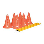 Trixie TRIXIE Lot de 3 Activites dobstacle - O 23 x 30 cm - 78 cm - Orange et jaune - Pour chien