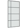 Voir la diapositive 4 : VIDAXL Porte coulissante et kit de quincaillerie 102,5x205cm Verre ESG