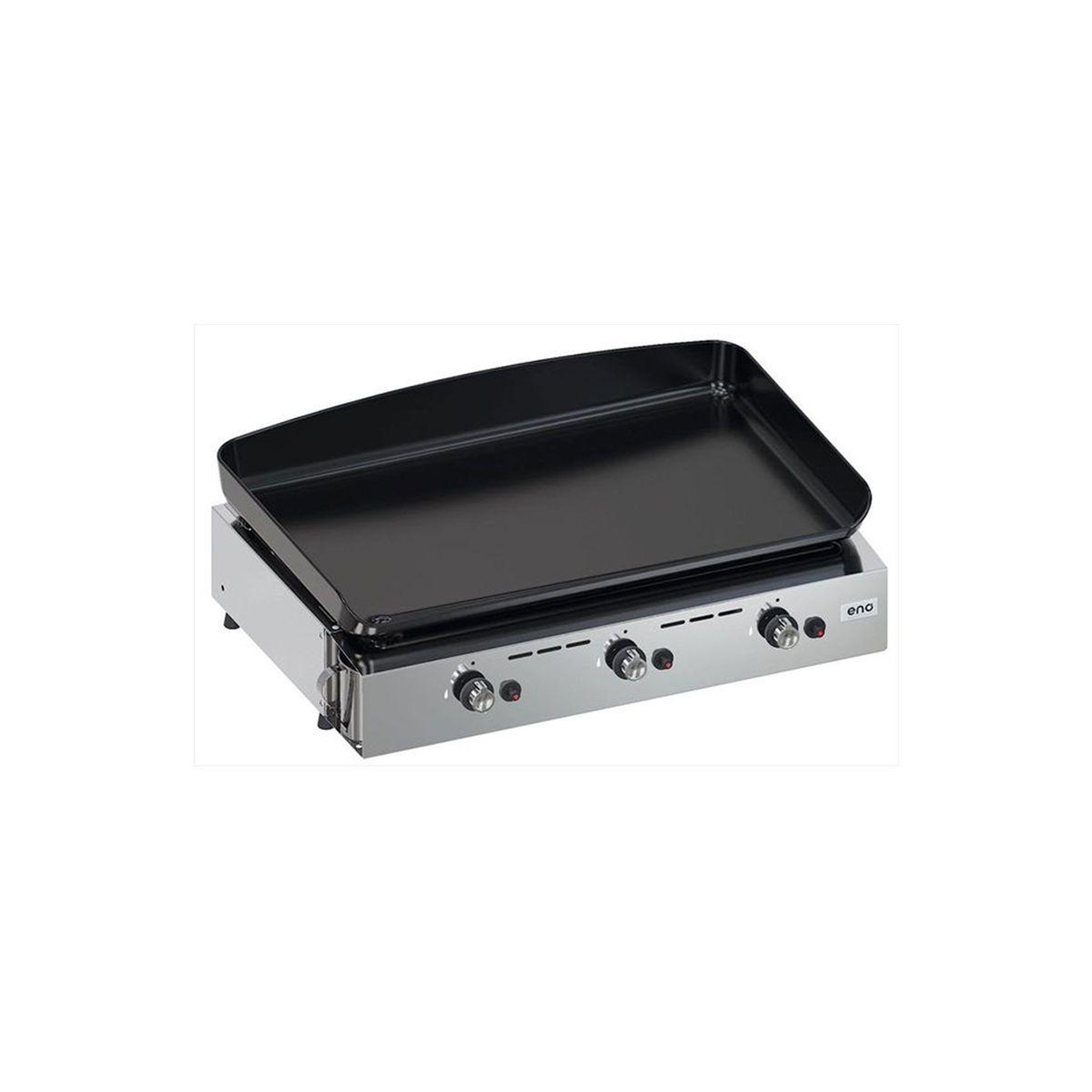 Eno Plancha gaz initial 65 inox 3 brûleurs à poser, 62x36 cm