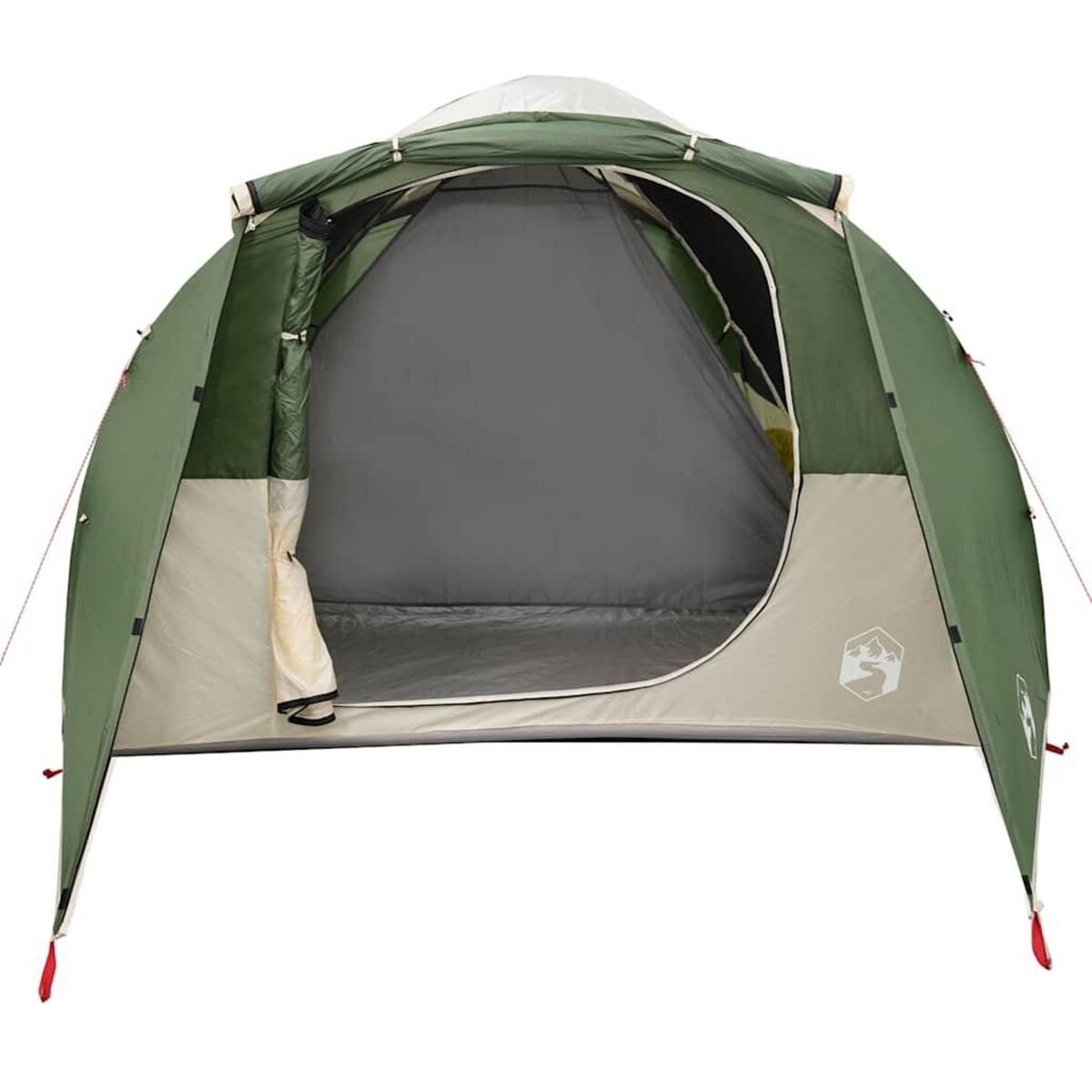 VIDAXL Tente familiale tunnel 6 personnes vert impermeable