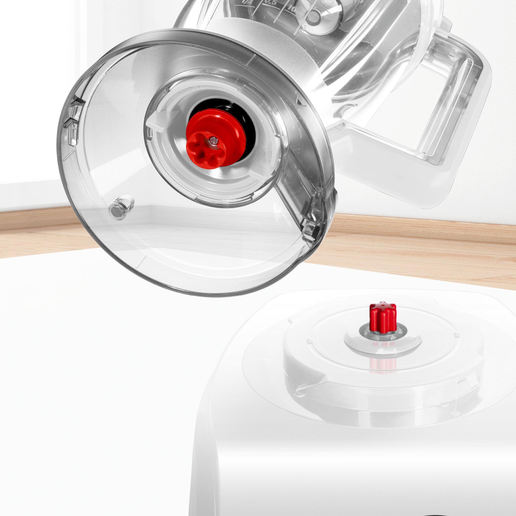 Voir la diapositive 5 : BOSCH Robot multifonction 3,9l 1000w et blender 1,5l - mc812w501