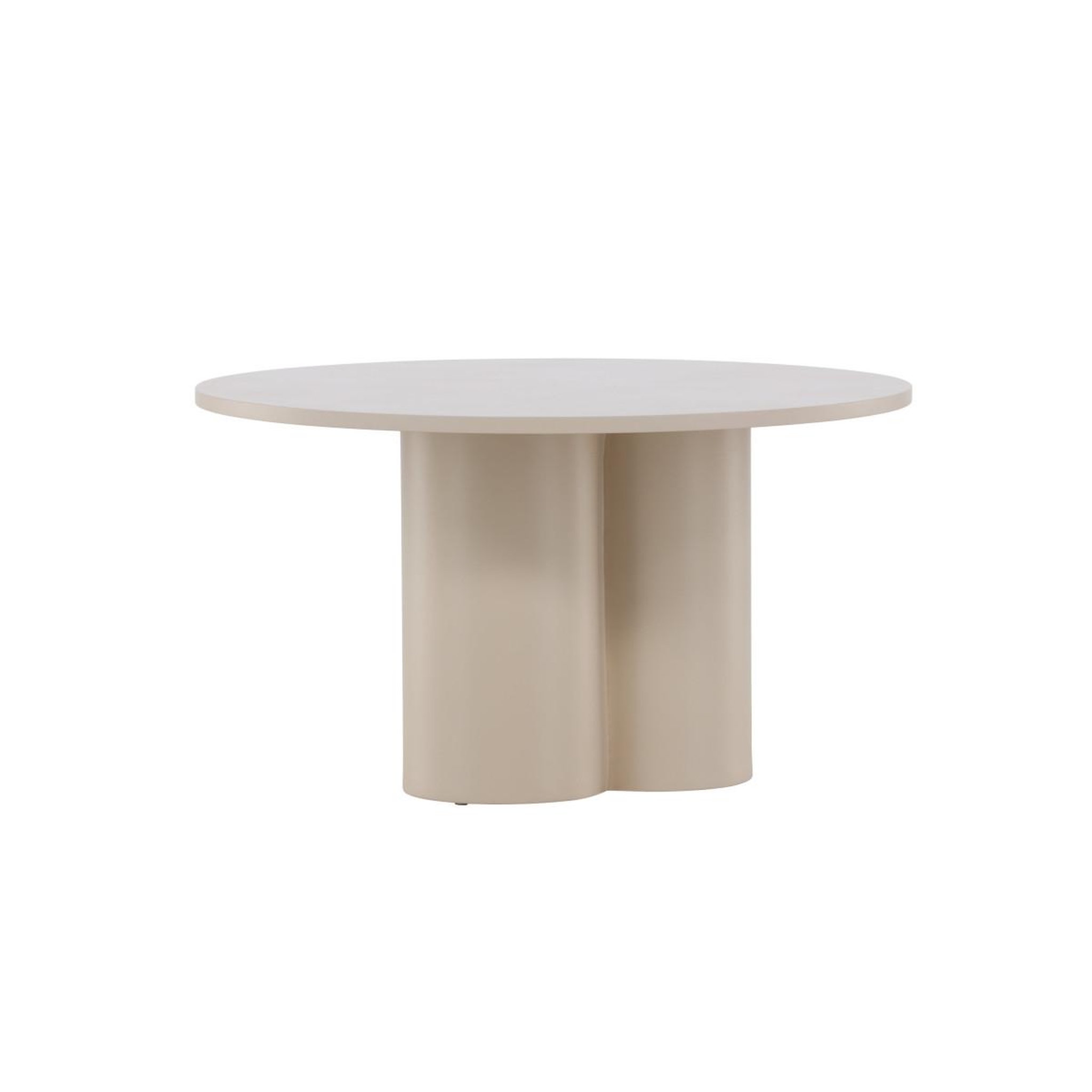 Voir la diapositive 2 : Paris Prix Table basse ronde  olivia  80cm beige