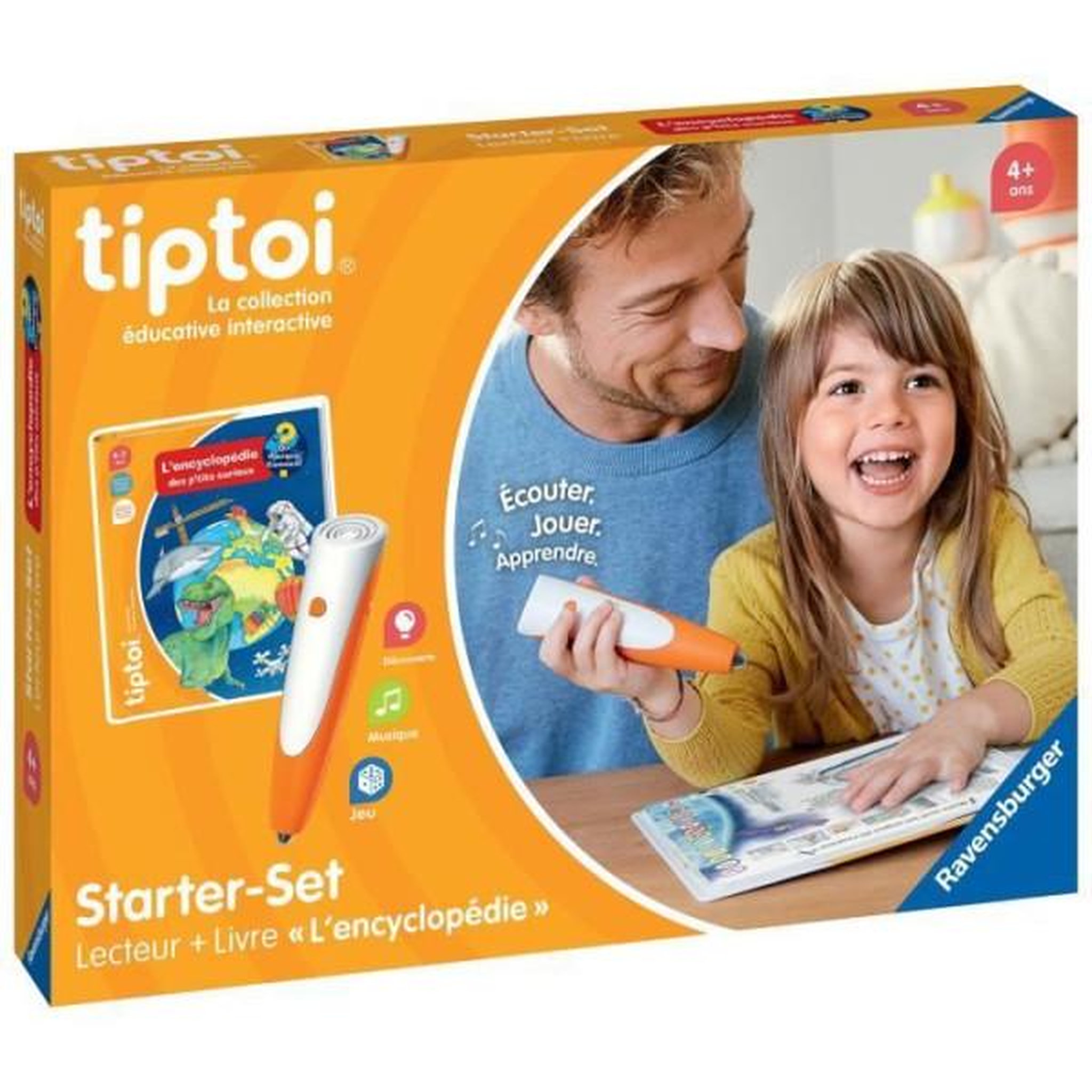 RAVENSBURGER Tiptoi starter encyclo, lecteur et livre, 00176, a partir de 5 ans, ravensburger