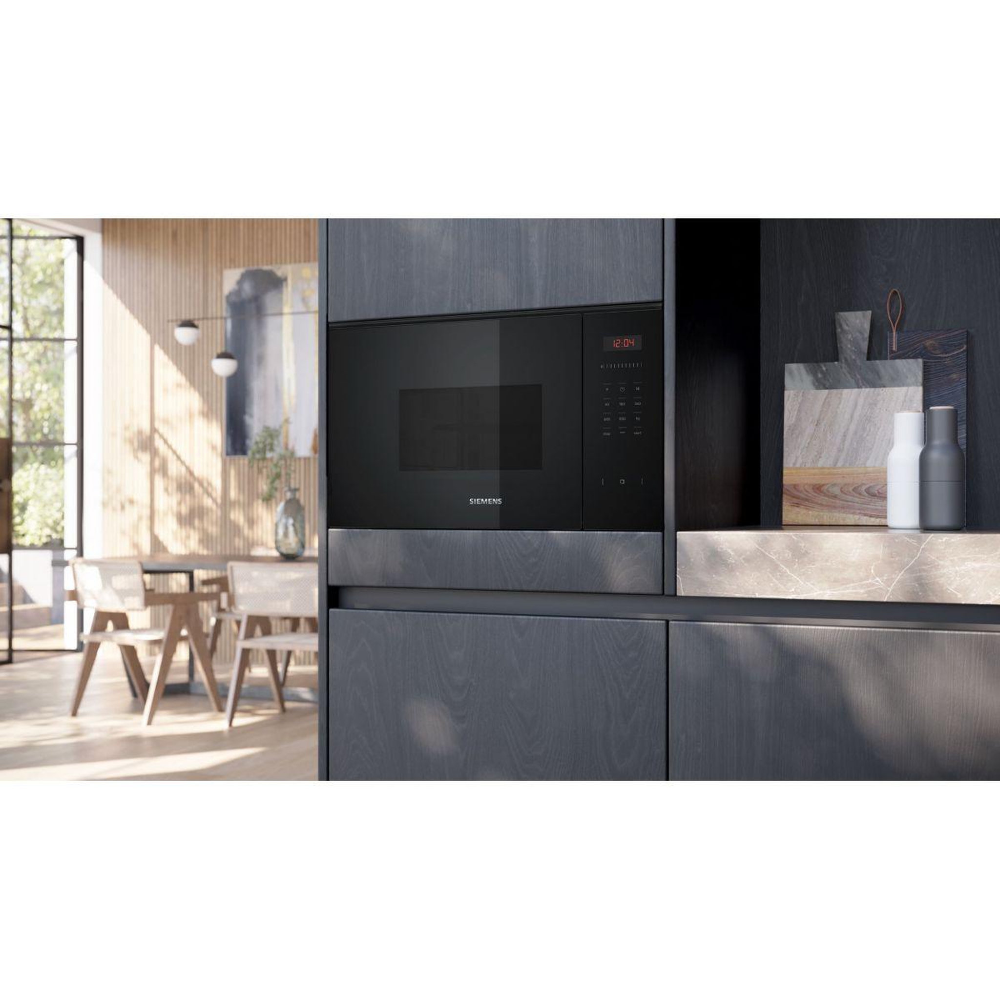 Voir la diapositive 4 : Siemens Micro ondes encastrable BE523LMB1