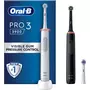 ORAL B Brosse à dents électrique Pro 3900 DUO - Noire Et Blanche