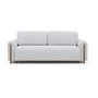 Voir la diapositive 5 : BEST MOBILIER Glendale - canapé droit 3 places - convertible avec coffre - en tissu bouclette