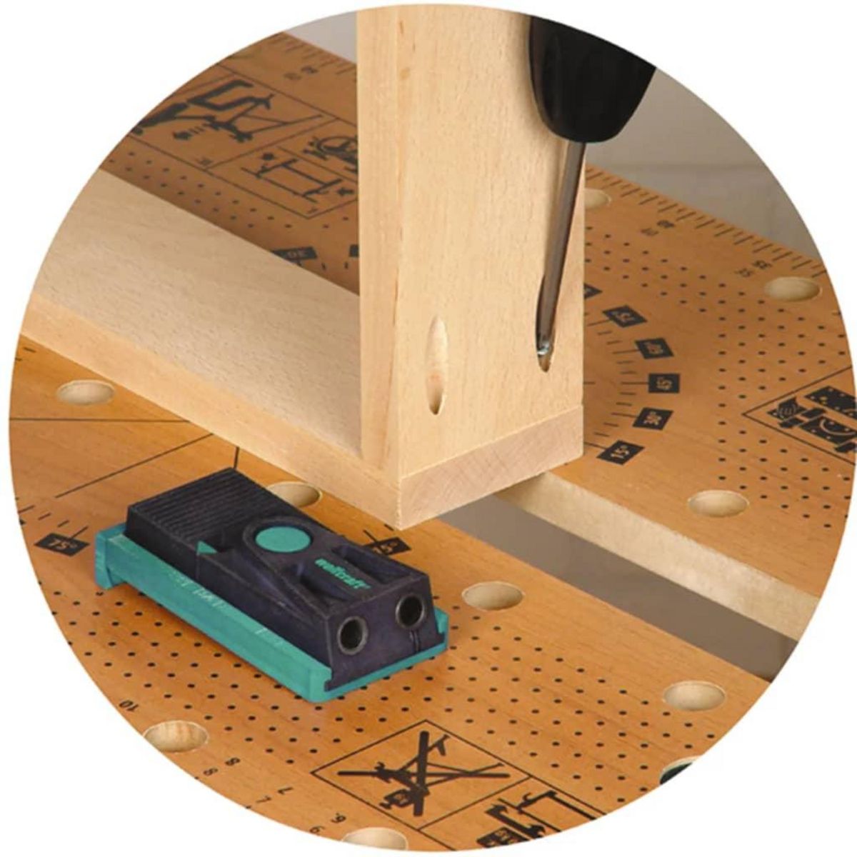 WOLFCRAFT wolfcraft Ensemble de gabarits de poche 4642000