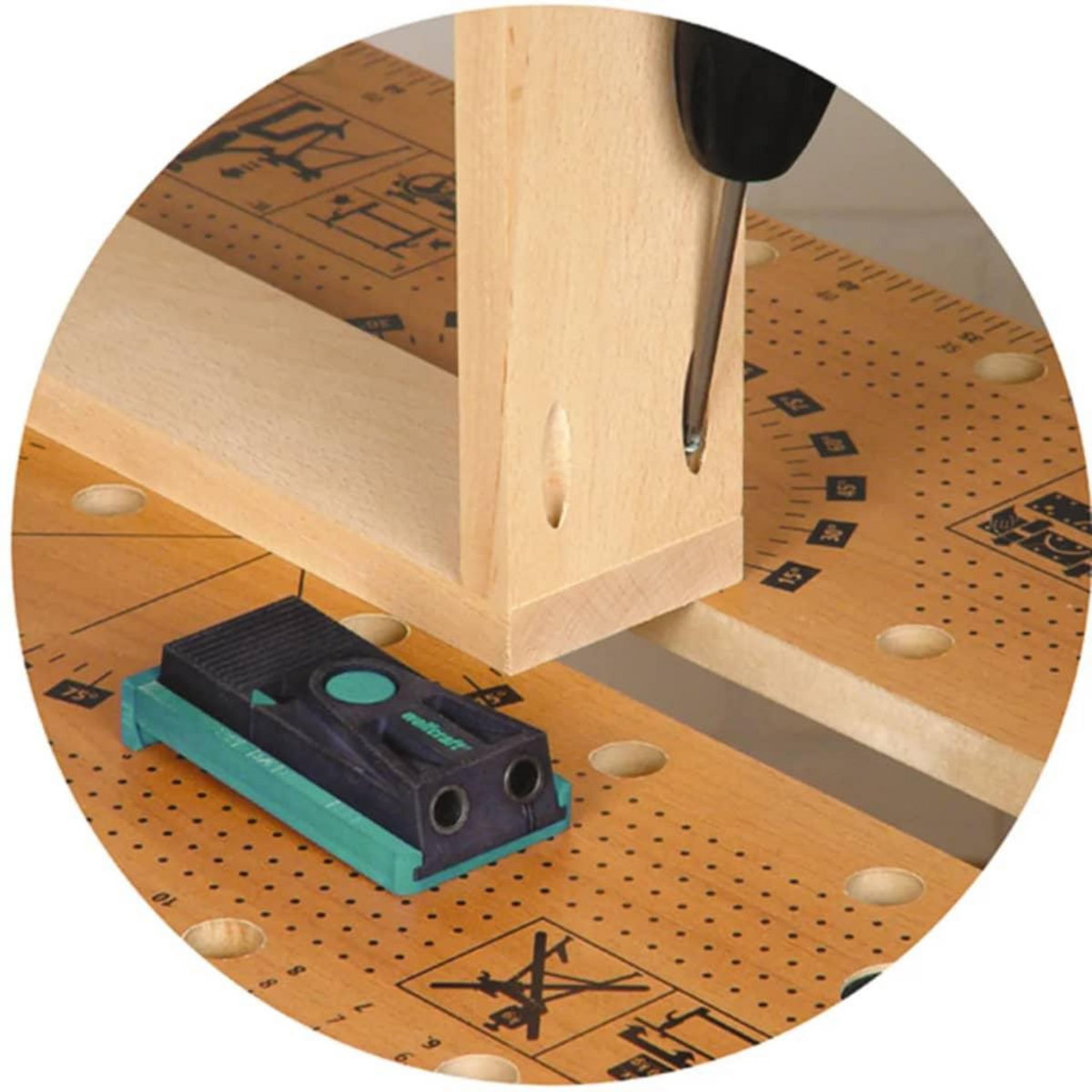 WOLFCRAFT wolfcraft Ensemble de gabarits de poche 4642000