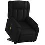 Voir la diapositive 3 : VIDAXL Fauteuil inclinable de massage Noir Similicuir