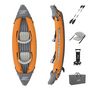 Voir la diapositive 2 : BESTWAY Bestway Ensemble de kayak gonflable Hydro Force Rapid 2 personnes
