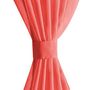 Voir la diapositive 4 : VIDAXL Rideau occultant 2 pcs Voile 140 x 225 cm Rouge
