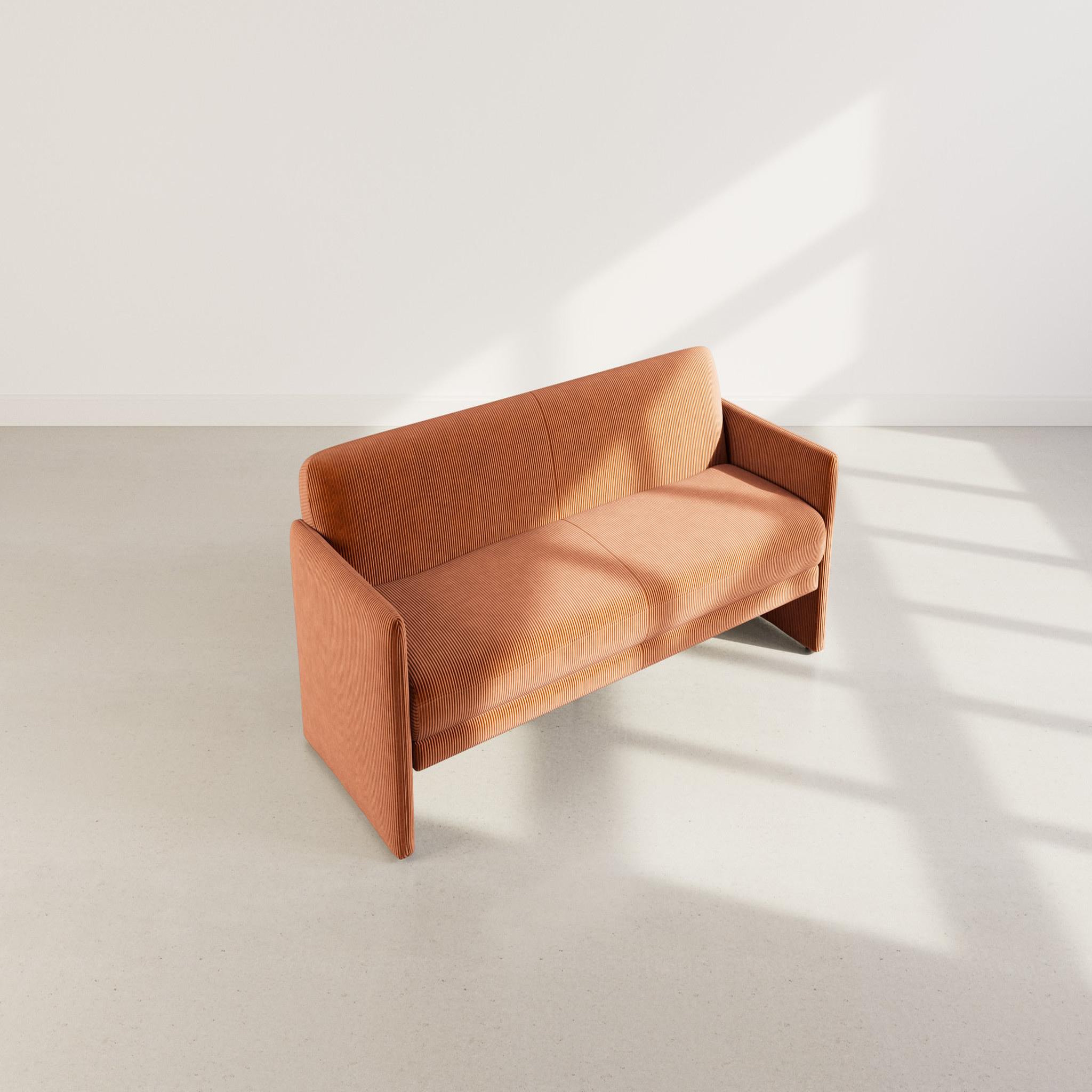 Voir la diapositive 5 : BEST MOBILIER Mathis - canapé convertible clic-clac 3 places en velours côtelé