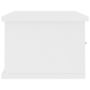 Voir la diapositive 5 : VIDAXL Etagere murale et tiroirs Blanc 60x26x18,5 cm Bois d'ingenierie
