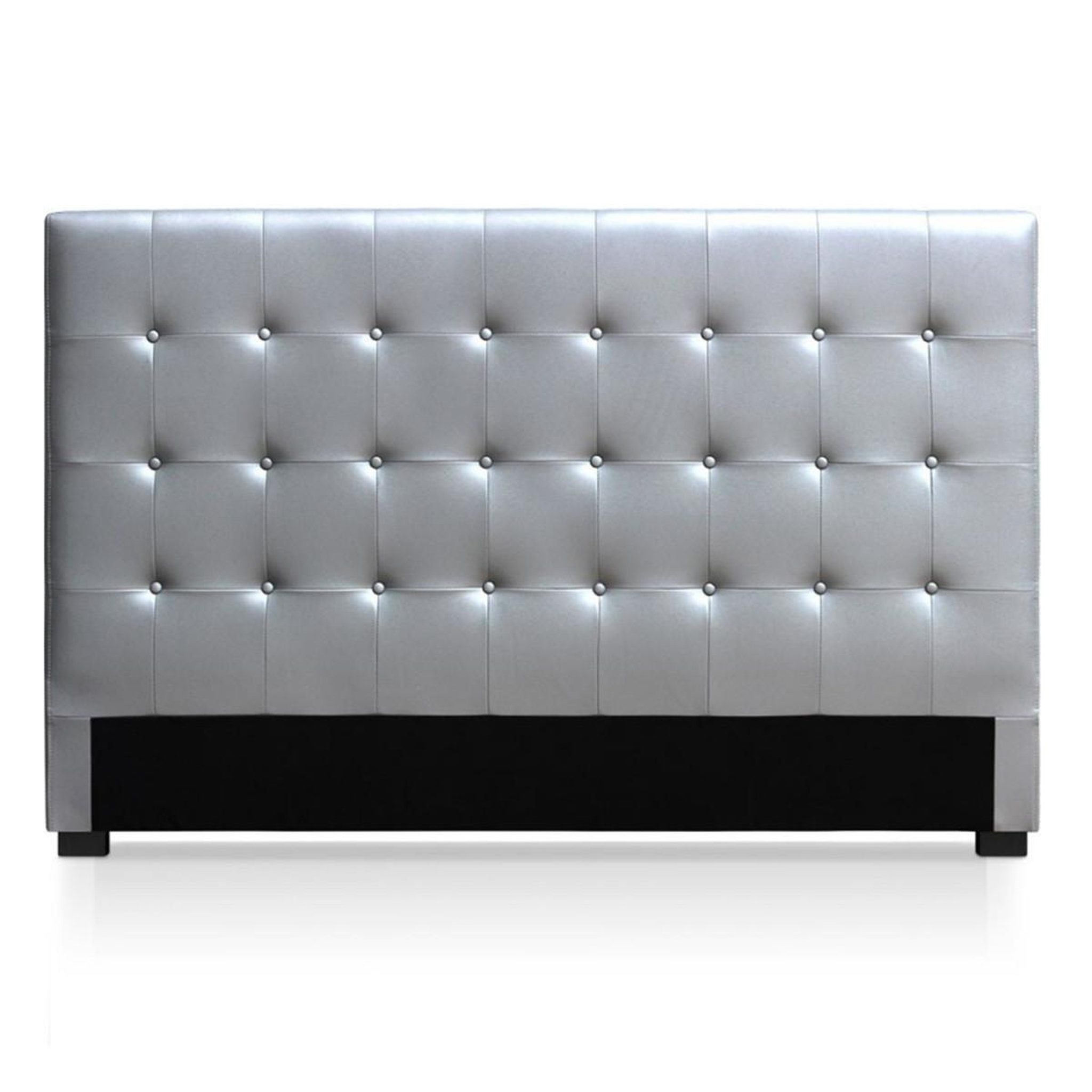 Paris Prix Tête de lit capitonnée  amor  180cm argent