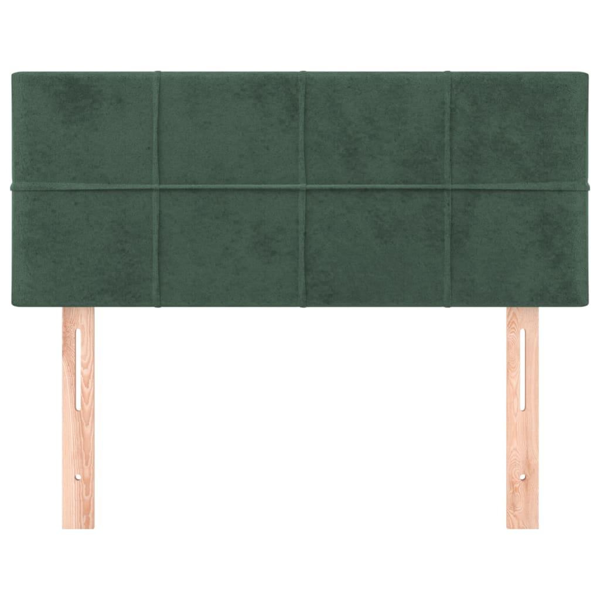 Voir la diapositive 3 : VIDAXL Tete de lit Vert fonce 90x5x78/88 cm Velours