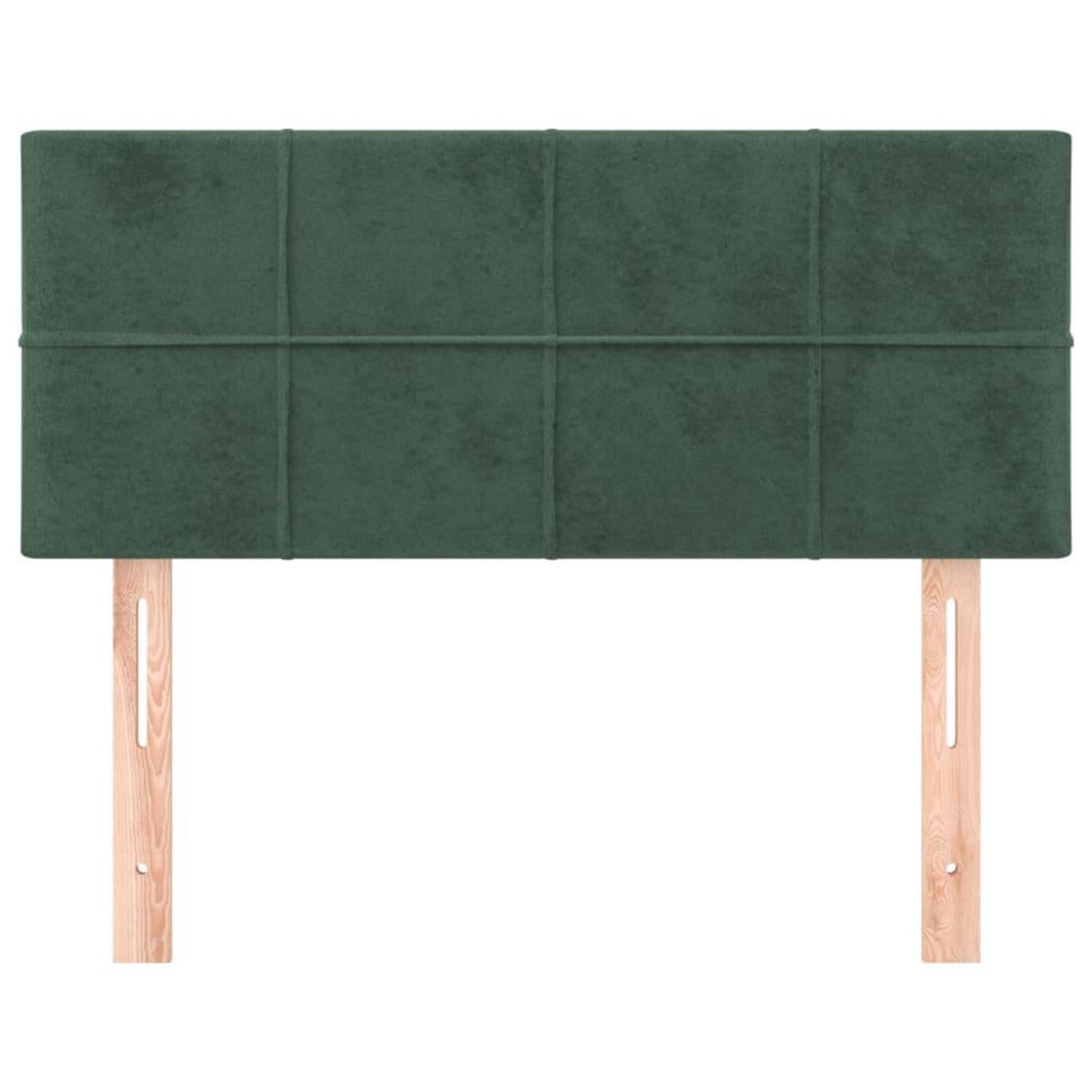 VIDAXL Tete de lit Vert fonce 90x5x78/88 cm Velours